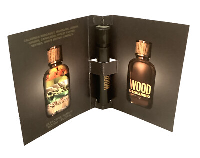 DSquared2 Wood Pour Homme Toilette Mens 1 mL - Spray Sample New!