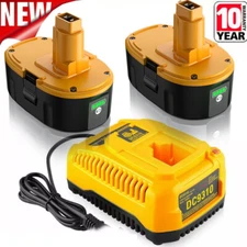 PACK 8.0Ah 18V For Dewalt 18 VOLT DC9096 DC9099 Li-ion Battery DC9096-2/Charger