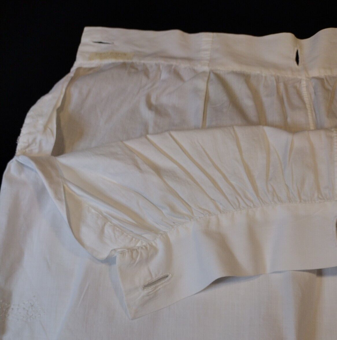 Cotton Diaper Covers 1930s Set of 2 Button Holes … - image 3