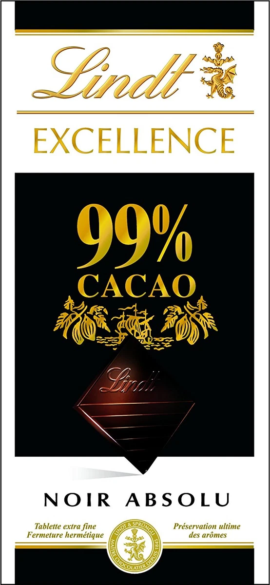 Lindt Excellence Noir 99 50 g eBay