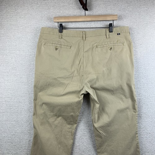 NAUTICA Chino Pants Men's Size 38 (40) x 30 (27.5) Khaki The Beacon Pant Classic - Picture 12 of 23