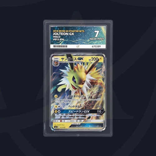 Jolteon GX 013/038 Eevee GX Starter Sets SM1 Ace Grading Near Mint 7 Pokemon