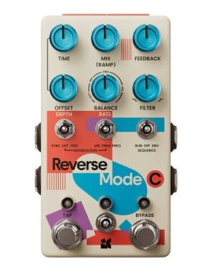 Chase Bliss Audio Reverse Mode C Delay Pedal 2025 Beige Graphic NEW