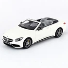 Mercedes-Benz AMG S 63 Cabriolet designo diamond white bright 1:18 GT-Spirit