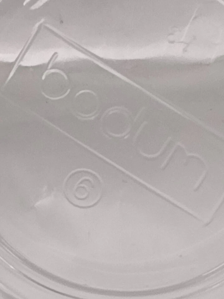 Par de tazas de café de vidrio BODUM 12 oz Foto 4 de 4