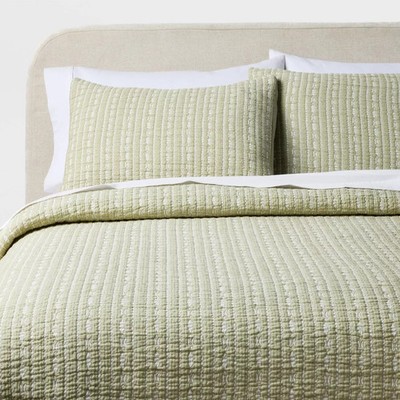 3pc King Reversible Lightweight Matelasse Quilt and Shams Set Tinker