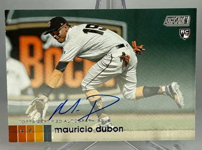 #ad #ad Mauricio Dubon 2020 Topps Stadium Club Chrome Rookie RC Auto Giants $3.99