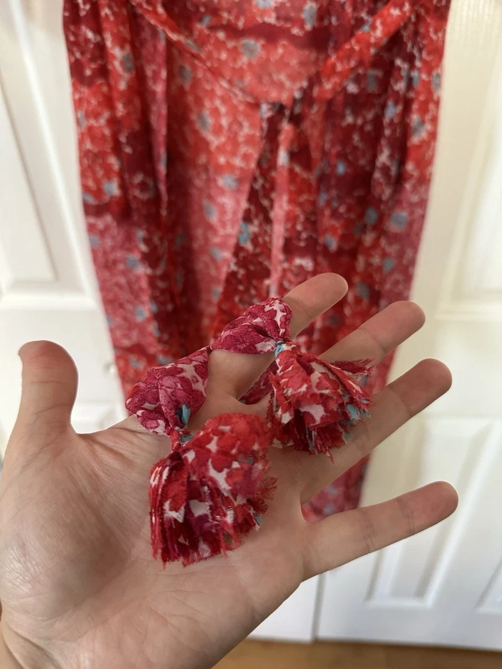 Bata ligera floral para mujer Josie Natori talla S Foto 4 de 4