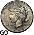 1928 Peace Dollar *Significant Key Date* BU++ Album Toner, Series Low Mintage!