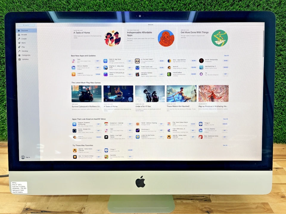 Apple iMac 27" 2013 Intel "Core i5" 3.2GHz 32GB RAM 1TB SSD MacOS Catalina* - Image 3 of 4