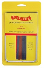 Creations Unlimited Flex-I-File Combo Set Frame w/8 Each Fine, Medium Coar 123