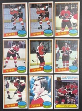 1980-81 O-Pee-Chee OPC Hockey - Lot Of 9 Cards -   Philadelphia Flyers