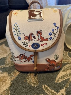 Loungefly Disney Brown and White Backpack Loungefly Disney Snow White and the Seven Dwarves Multi  main image 3