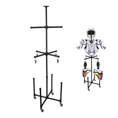 Hockey Gear Drying Rack - Efficient Equipment Stand for Ice Hockey Gear