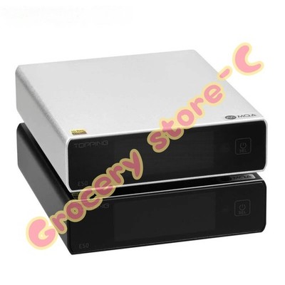 TOPPING E50 Hi-Res ES9068AS DAC MQA Decoder XMOS XU216 RCA/TRS Output Preamp DAC