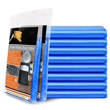 10 Blue Painter Plastic Drop Cloths 9x12 ft Waterproof Anti-Dust Furniture Cover