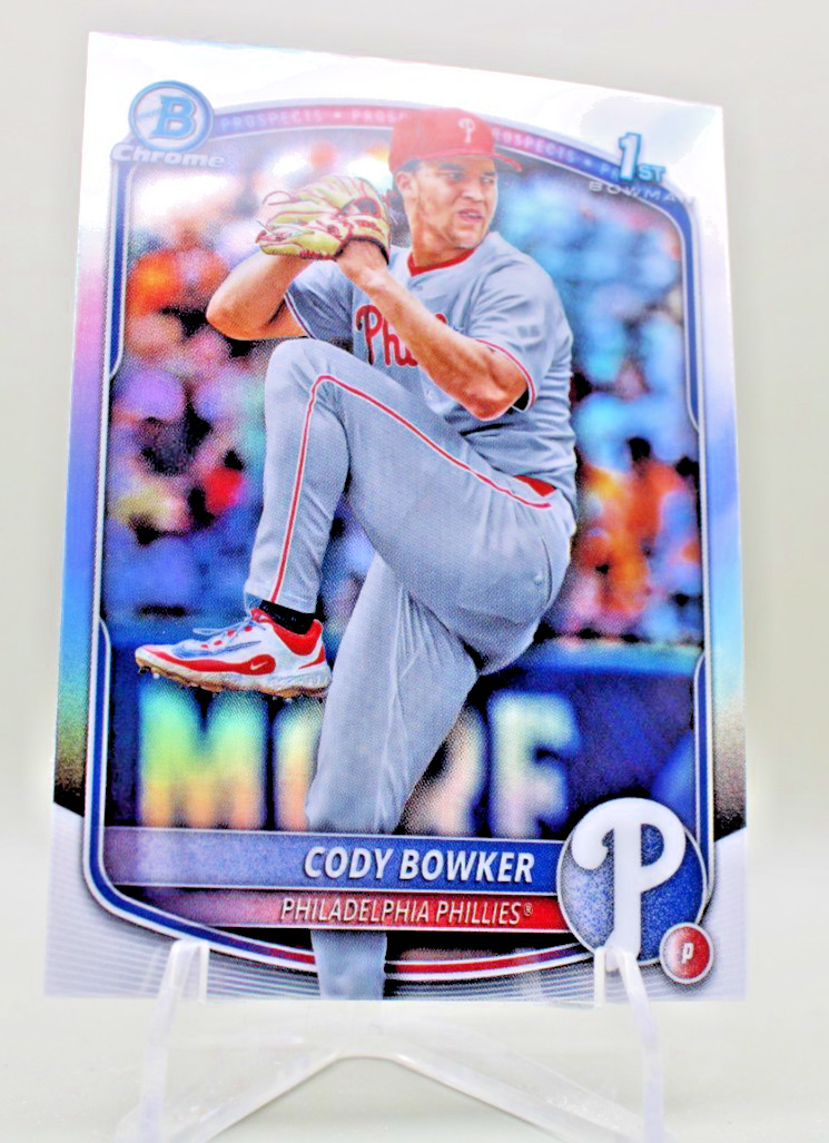 2025 Bowman Draft Chrome - Cody Bowker #BDC-140 Refractor Phillies