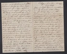 CIVIL WAR LETTER - 124th PA Infantry - Building Muddy Camp Stafford Court House!