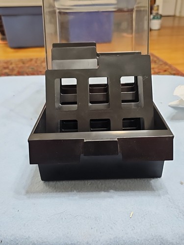 Vtg Fellowes Econo/stor 60 5.25 Floppy Disk Storage Box Case Holder 4 Divider - Afbeelding 11 van 11