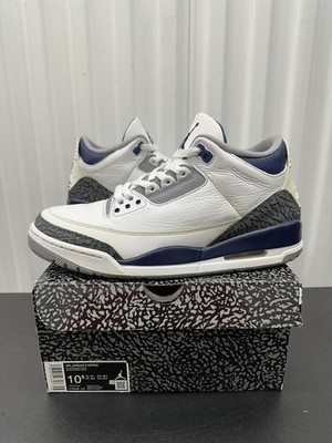 Nike Air Jordan Retro 3 Midnight Navy CT8532140 Size 10.5 Men