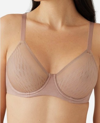 Wacoal 855336 Elevated Allure Bra 34H Full Figure Uplift Underwire 