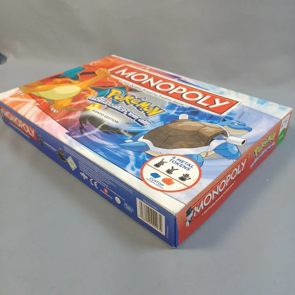 MONOPOLY POKEMON KANTO EDITION 100% Complete Hasbro Games Excellent Condition - Image 3 of 4