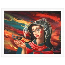 Oleg Zhivetin- Silkscreen "Masking Ball"