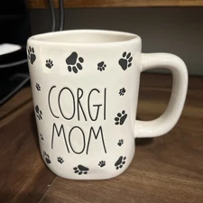 Rae Dunn Dog Life by Magenta “CORGI MOM” 20oz Mug -NEW- Fun Gift Idea!!