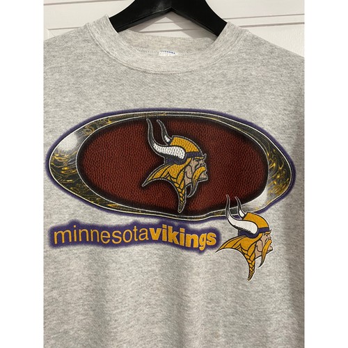 Vintage Minnesota Vikings Crewneck Sweatshirt Size Large - Picture 2 of 4