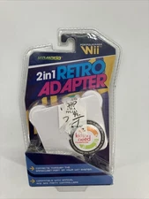 Nintendo Wii 2 in 1 Retro Adapter by Komodo Brand New SEALED