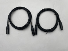Lot of 2 Mogami Neglex 2534 XLR Microphone Cable 10ft - Male to Female