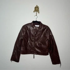 House Of Sunny Take A Trip Mini Racer Faux Leather Jacket 4
