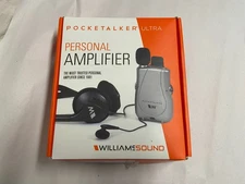 Williams Sound Pocketalker Ultra PKT D1 Personal Sound Amplifier & Headphones