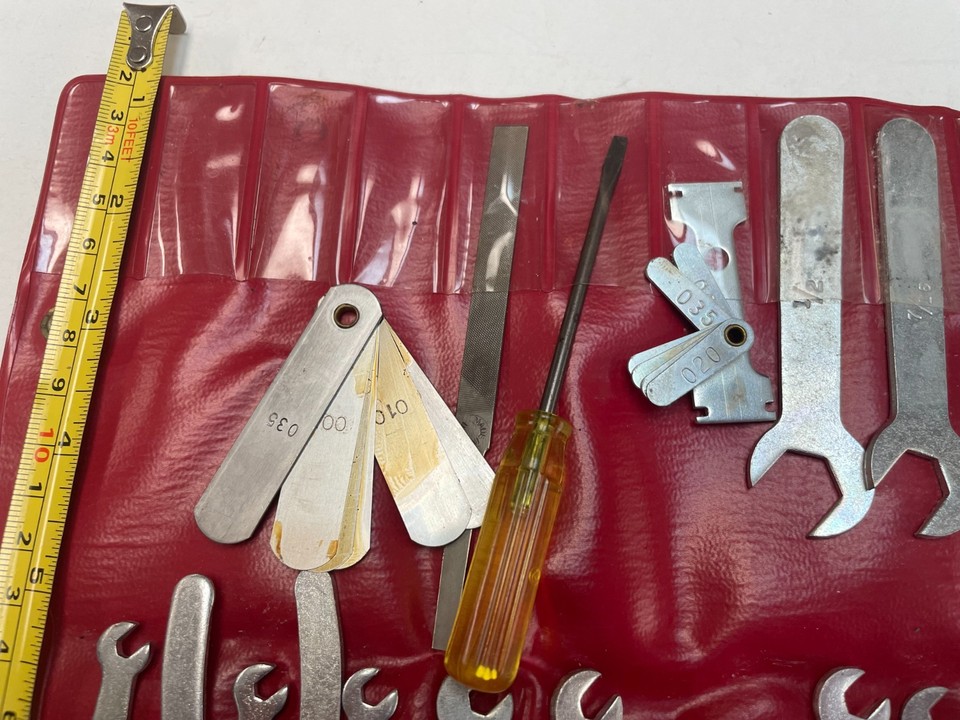 Vintage Ignition Points Distributor 23 Piece Tool Kit Complete Set Nice ...