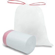 8 Gallon Drawstring Tall Kitchen Trash Bags,Clean Fresh Scent and Heavy Duty