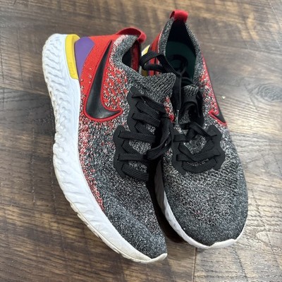 Nike Mens Epic React Flyknit 2 BQ8928-007 Gray Running Shoes Sneakers Size 8