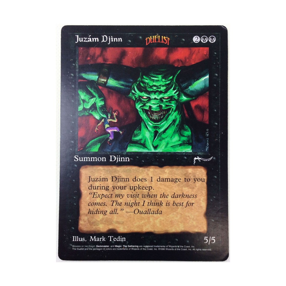 Juzam Djinn MTG マジックザギャザリング　oversized Juzám Djinn · Oversized 90's Promos (O90P) #3 · Scryfall