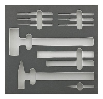 Fortis Werkzeugmodul 2/3 leer Hammer und Meissel