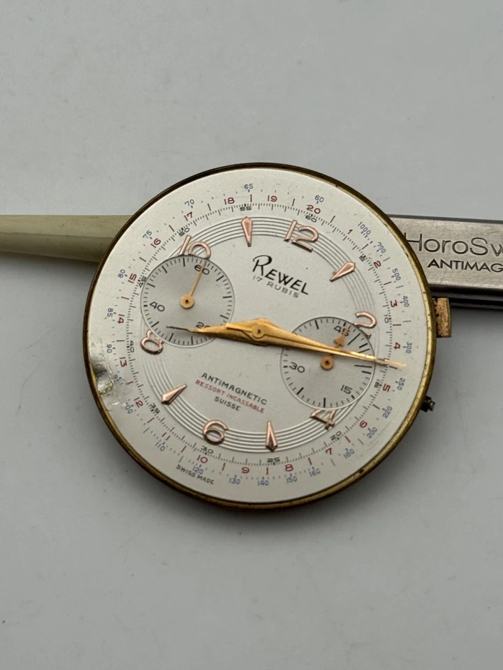 rewel landeron 248 chronograph movement movimento Foto 2 de 2