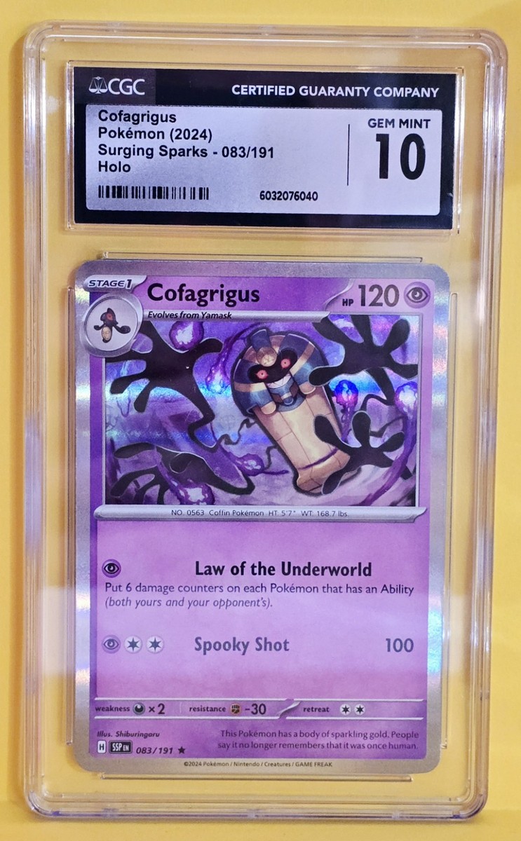 Cofagrigus 083/191 Sv08: Surging Sparks Holo for sale online | eBay
