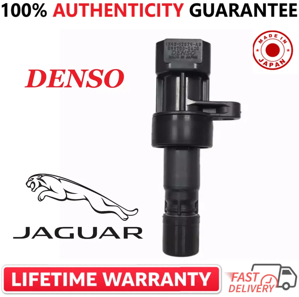 Bobinas de encendido x6 OEM DENSO para Jaguar X-Type S-Type 1999-10 3,0 L, 1X43-12029-AB Foto 2 de 4