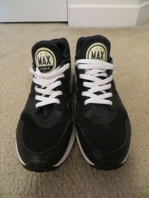 Nike Air Max Prime Black Sneakers, men's size 10.5/EU 44.5