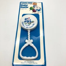Vintage Nursery Needs by Sanitoy Inc. Baby Rattle I Love Grandma And Grandpa