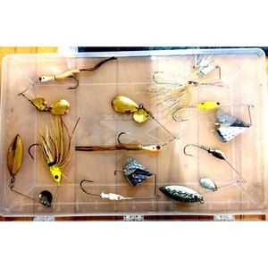 Mixed Fishing Lure Bundle - Spinnerbaits, Buzzbaits & Popper