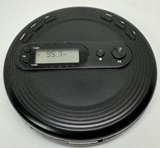 ONN Portable CD Player Black w/ FM Radio  Anti-Skip Protection