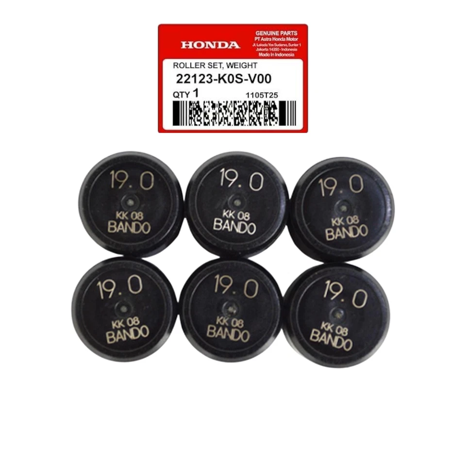 Juego de zapatas de embrague deslizantes rodillos de correa originales Honda PCX160 ADV160 2021-2025 Foto 4 de 4