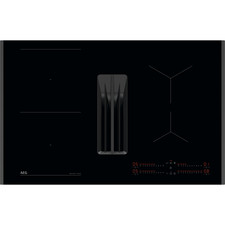 Luxury AEG 6000 Series TH84CB03FB Wide Venting Induction Hob 80cm