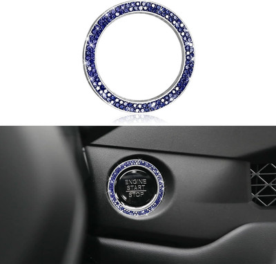 Car Engine Start Stop Decoration Ring, Car Start Button Cover, Push to Start But
