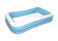  58484EP Swim Center Inflatable Family Pool: 277 Gallon 120" x 72" x 22" Blue