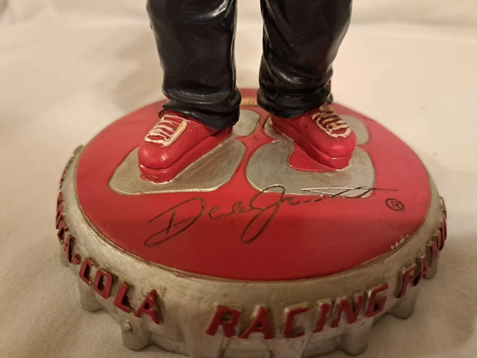 Cabeza Bobbing Coca-Cola Dale Jarrett NASCAR pintada a mano - X-grande - limitada Foto 3 de 4